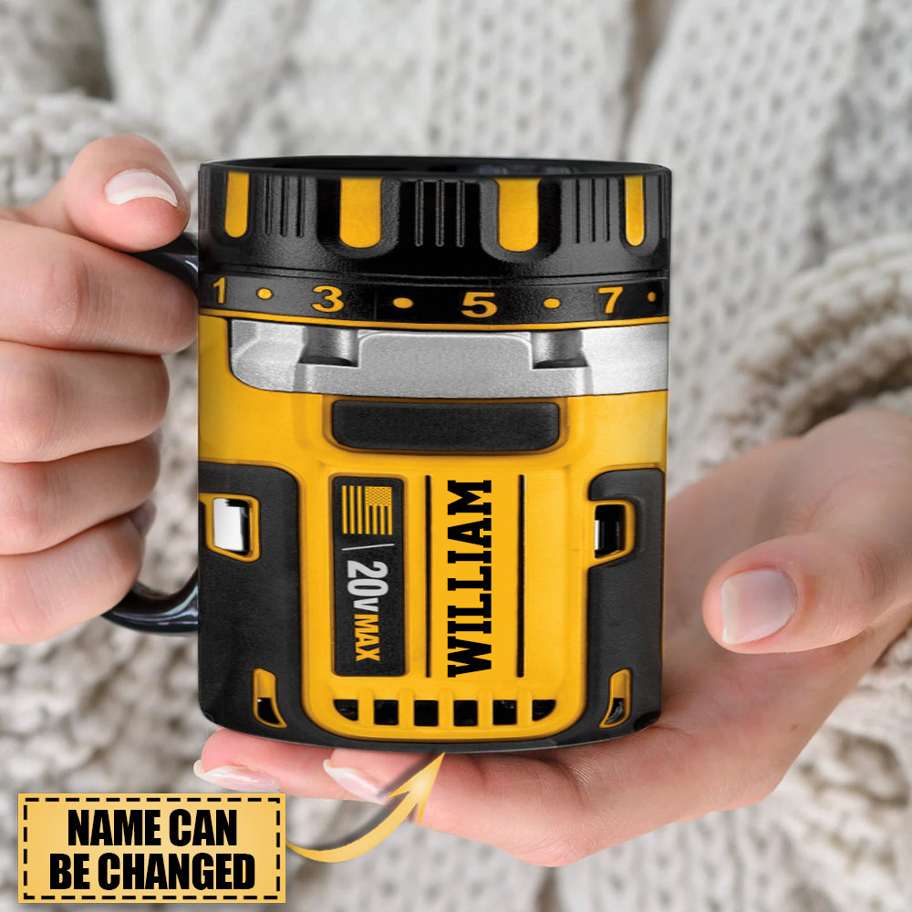 Personalized Power Tool Ceramic Mug